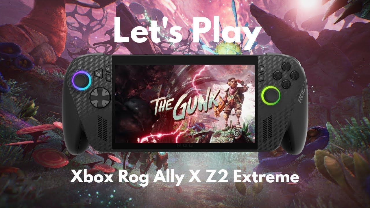 THE GUNK on Xbox ROG Ally X — Beautiful Alien Exploration Goes Handheld