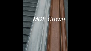 Staining Your MDF CROWN  (REAL WOOD LOOK) @paulstoolbox