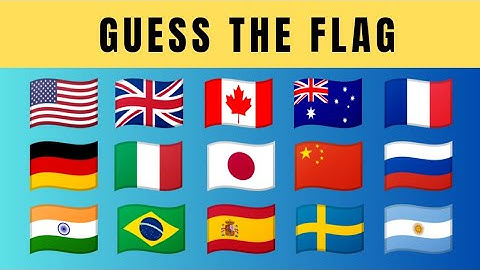 30 Countries Guess the Flag Quiz | ultimate Country Flags Quiz