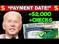 IT'S ABOUT TIME FOR CHECKS! $2,000 CHECKS MAILED FOR ALL ADULTS!  Fourth Stimulus CHECK Update!