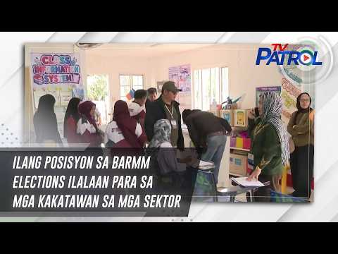 Ilang posisyon sa BARMM Elections ilalaan para sa mga kakatawan sa mga sektor | TV Patrol