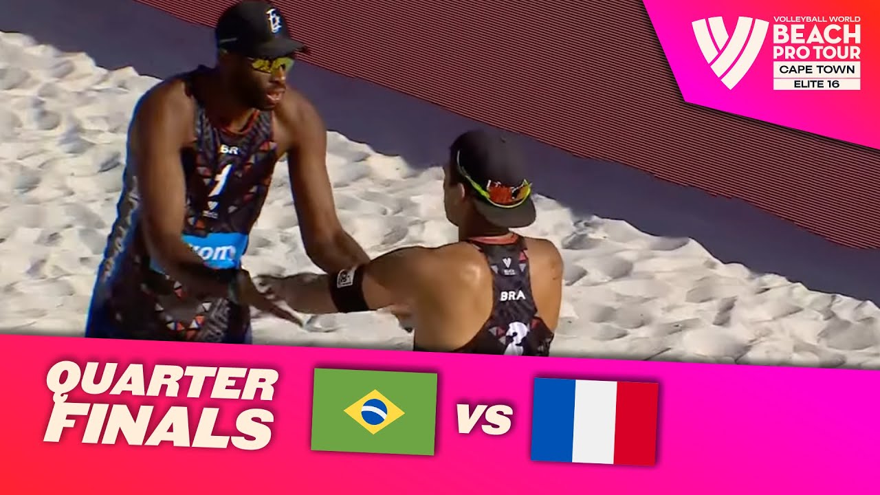 Evandro/Arthur vs. Bassereau/Aye, C. - Quarter Final Highlights | Cape Town 2025 