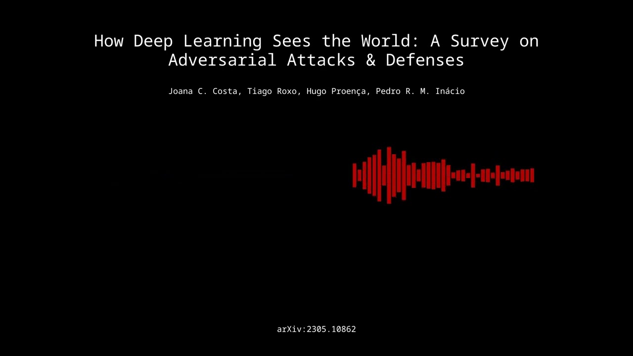 2305.10862 - How Deep Learning Sees the World: A Survey on Adversarial Attacks & Defenses