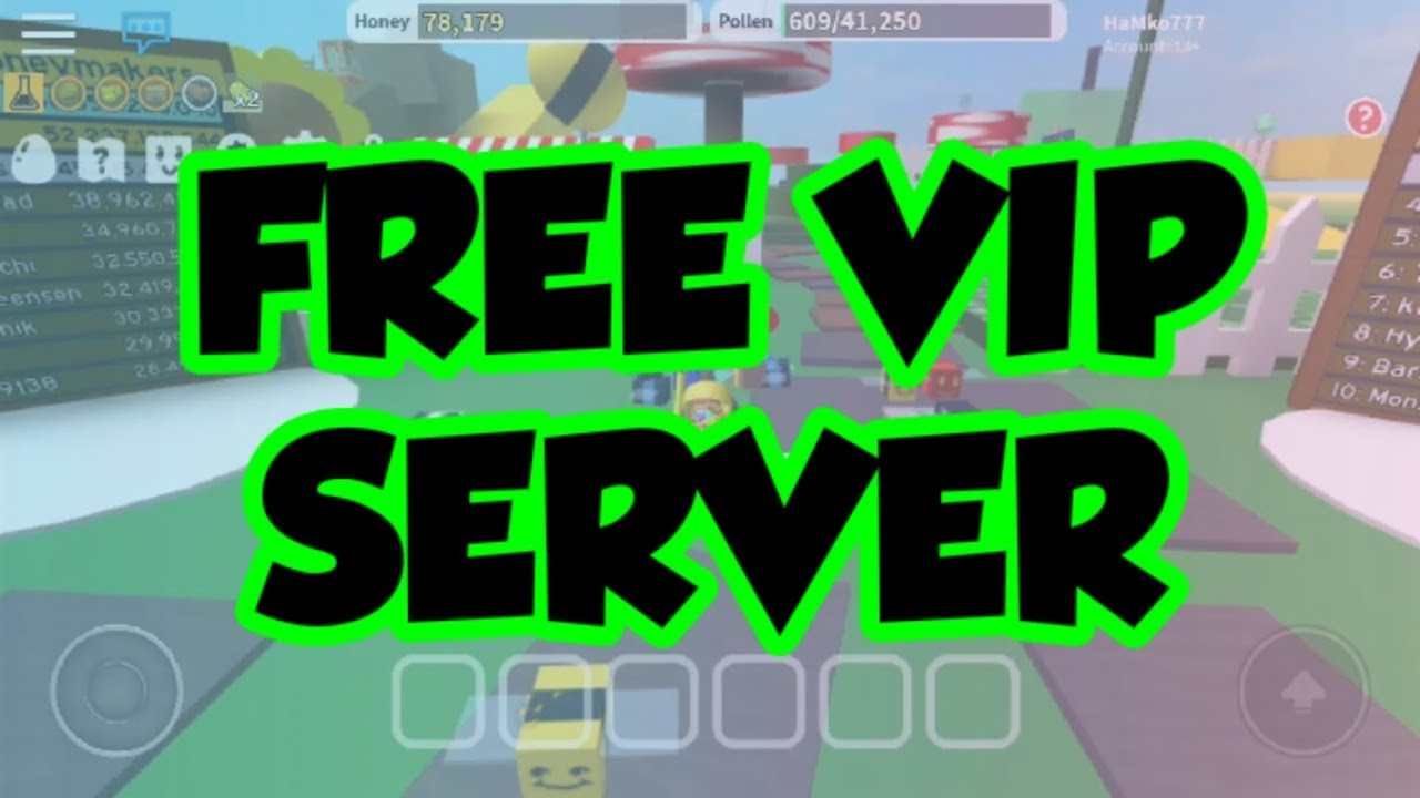 Roblox Bee Swarm Simulator Free Vip Server By Hamko777 - roblox dungeon quest free vip server