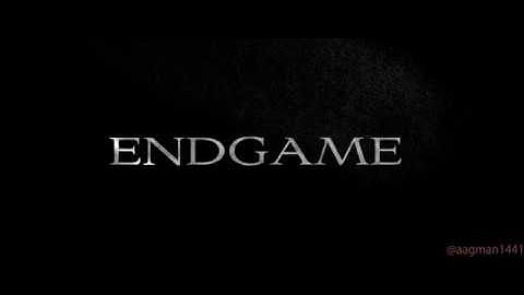 Avengers Endgame Title Card Recreation! (Made Using After Effects)