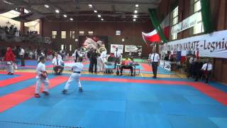 2012 11 17 Kravchuk Danylo karate Legnica fight N2
