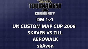 UT2004 DM 1v1 - UnrealNorth Custom Map Cup - skAven vs ziLL - Aerowalk - skAven