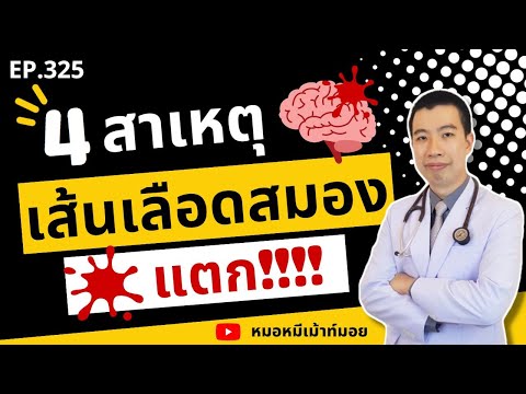4 สาเหตุ ทำให้เส้นเลือดในสมองแตก ตีบตัน | เม้าท์กับหมอหมี EP.325