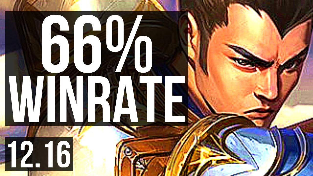 XIN vs TRUNDLE (JNG) 66 winrate, 3/2/9 KR Master 12.16 YouTube