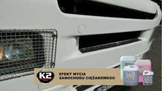 Mycie Samochodu Ciężarowego Prz Pomocy Produktów K2 Pro Dla Myjni Samochodowych
