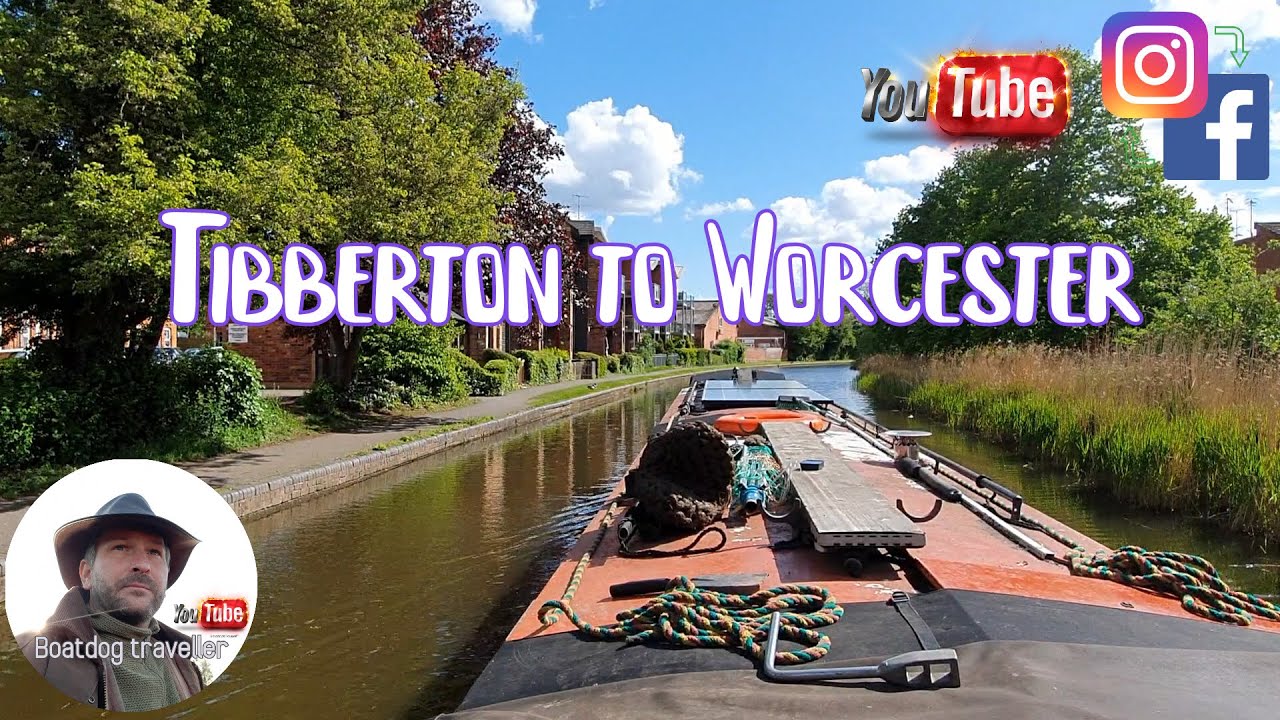 EP/29 BOATLIFE. Narrowboat to the Gloucester & Sharpness ship canal part 7. Tibberton to Worcester .
