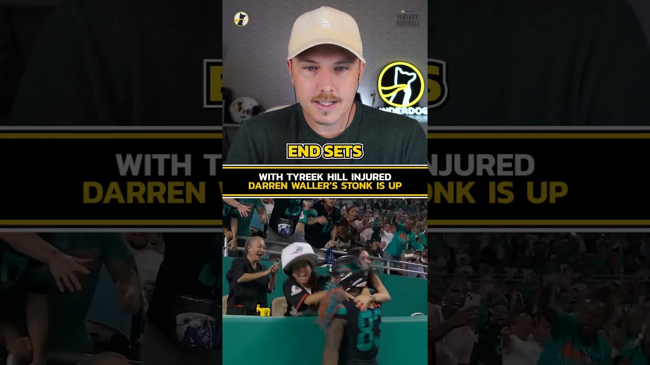 Darren Waller is set to benefit most from Tyreek Hill’s injury 👀