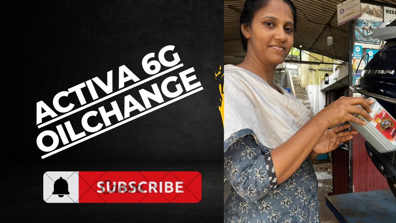 ACTIVA 6G OIL CHANGE/MALAYALAM YouTube