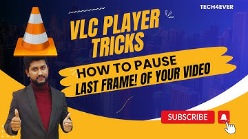 How to pause last frame in vlc | VLC PLAYER | Secrete Tricks