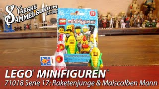🌽 LEGO Minifiguren 71018 - Serie 17 Raketenjunge und Maiskolbenmann - Unboxing Review deutsch