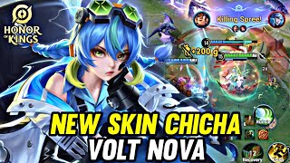 HOK : NEW SKIN CHICHA VOLT NOVA GAMEPLAY - HONOR OF KINGS