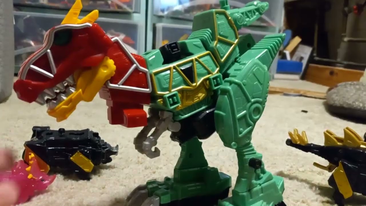 My full kyoryuger/powerrangers dinocharge collection