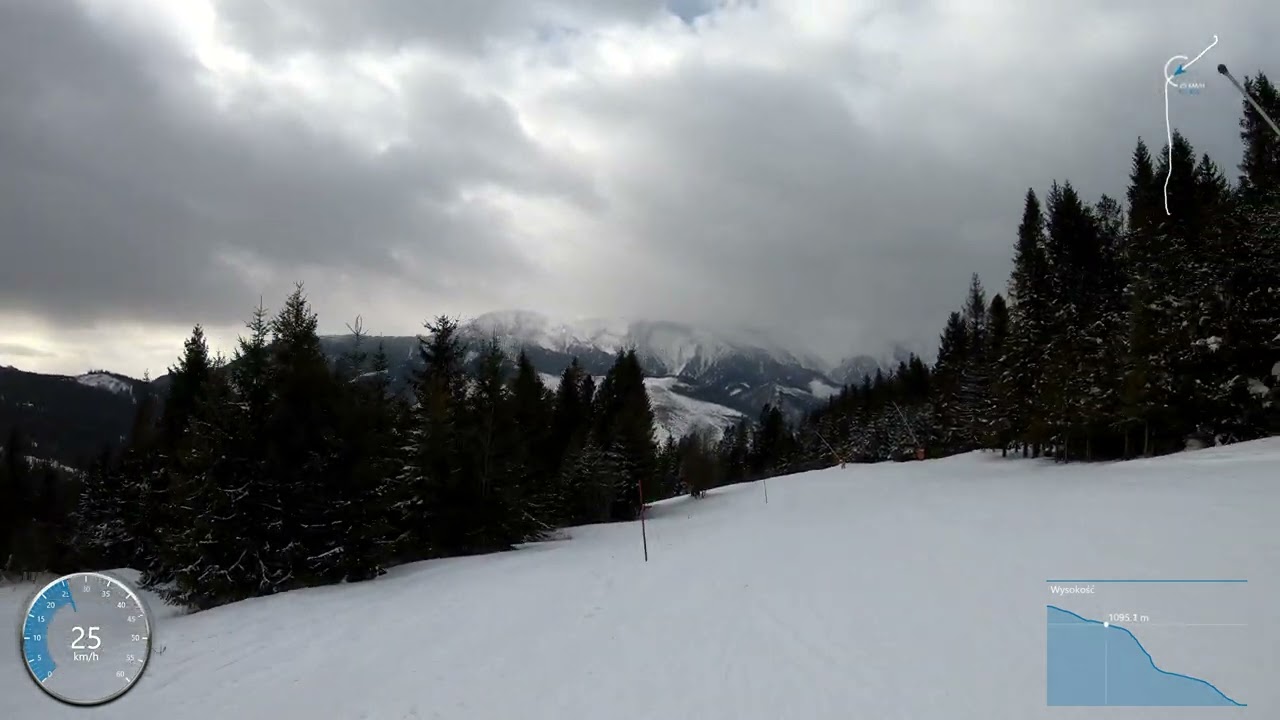 Bachledowa Dolina - Trasa Niebieska - 4K