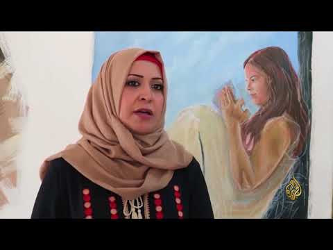 تشكيليون عراقيون يمحون جراح الفلوجة بلوحات فنية