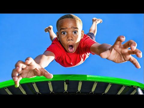 SOMEONE THREW RICO OFF THE TRAMPOLINE! 