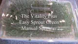 Vitality Plus Easy Sprout Green Manual Sprouter