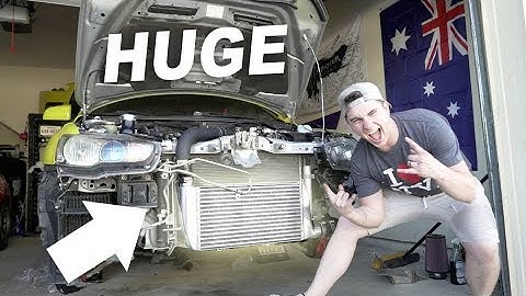 MASSIVE Intercooler Install! - Big turbo Evo X