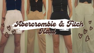 ABERCROMBIE FITCH TRY-ON HAUL Trousers Tailored Shorts and Linen