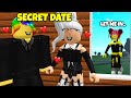 I went on a SECRET DATE and she STALKED ME! (Roblox Bloxburg Bachelor)