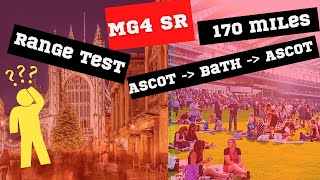 MG4 SE SR EV | Range Test | 170 Miles | Can MG live up to its WLTP Range?