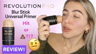 Revolution Pro Blur Stick REVIEW | Tested on oily skin! Hit or Miss? Resimi