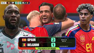 Spain vs Belgium Highlights, España vs Bélgica Resumen 2-1 | Spanje vs België Hoogtepunten FIFA 2026