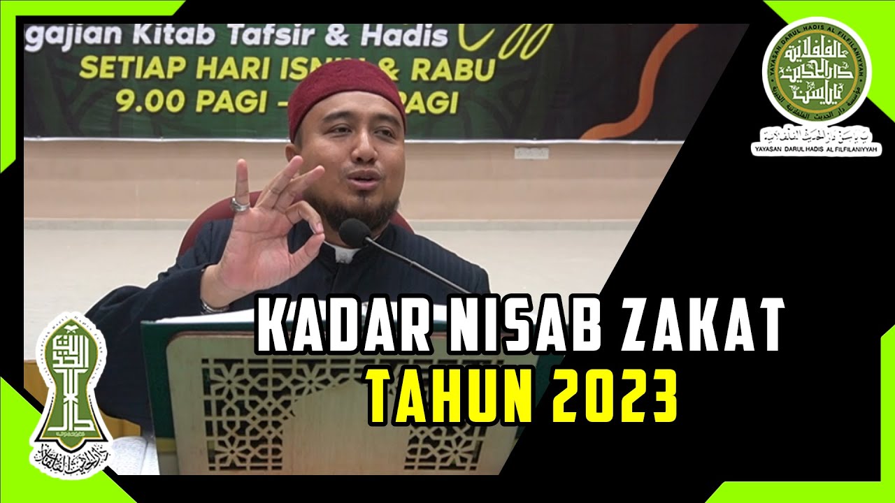 Kadar Nisab Zakat Harta Bagi Tahun 2023 | Ustaz Hanif Haron