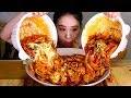 SUB 엽기떡볶이랑 불스떡볶이를 섞어 먹을래요 먹방 Mukbang