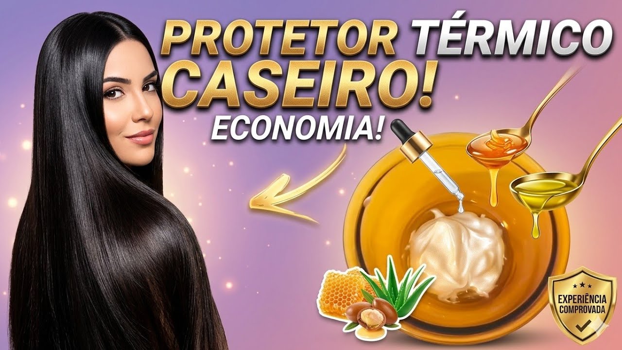 O MELHOR PROTETOR TERMICO CASEIRO DA VIDA ♥ - YouTube