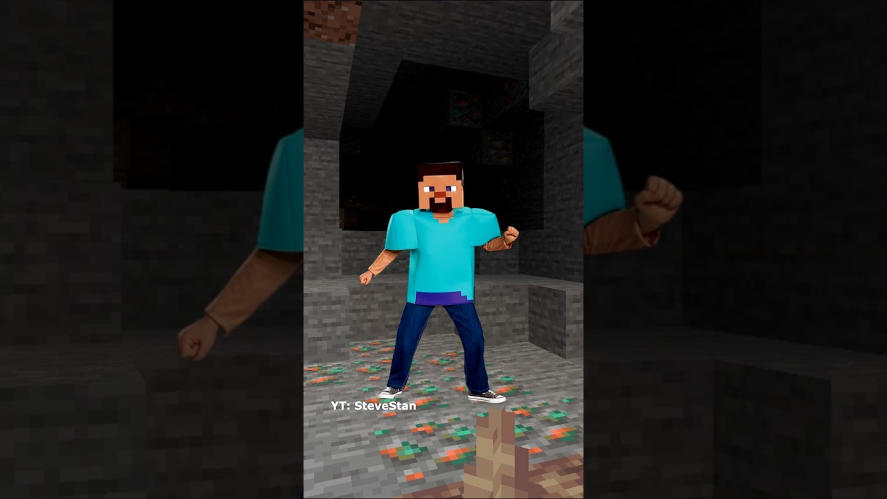 steve-from-minecraft-in-64-to-1-bit-shorts-minecraft-youtube