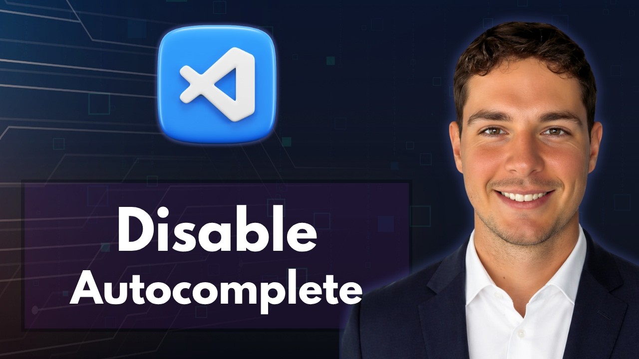 How to Disable Autocomplete in Visual Studio Code [2026 Guide] - YouTube