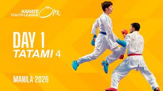 LIVE 🔴 Karate One Youth League Manila 2026 | Day 1 – Tatami 4