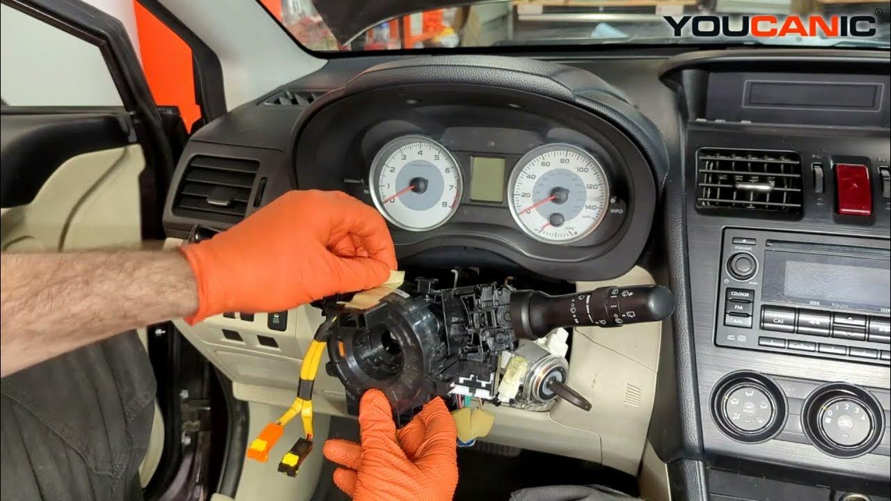 2012-2016 Subaru Impreza - Clock Spring Replacement - YouTube