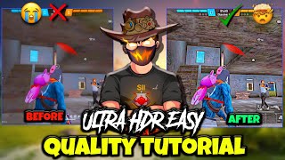 Free Fire HDR Sharpen Quality Tutorial Bangla Pc | Adobe Premiere Pro | Premiere Pro (2025)