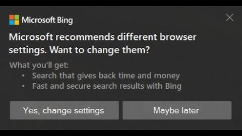 How to turn off Microsoft Bing notifications in Edge 91