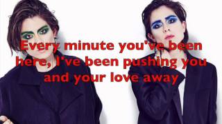 Video thumbnail of "Tegan and Sara - U-Turn (LYRICS)"