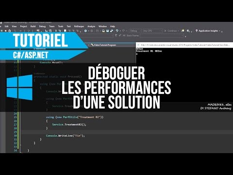 [C#][TUTO FR] Déboguer les performances d'une application