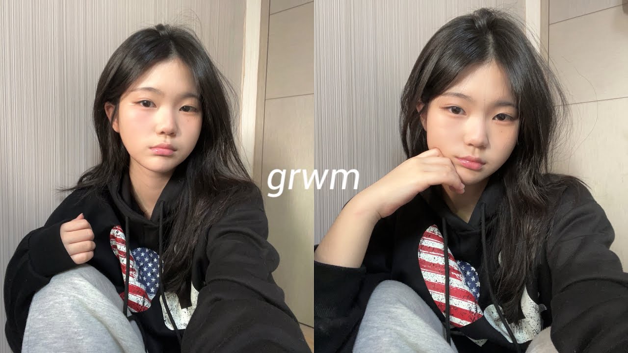 30분만에 등교 준비하ㄱㅣ.. ⁺⊹ ﾟ.⋆𖦹˚ | 겟레디윗미 | 학생메이크업 | 09년생