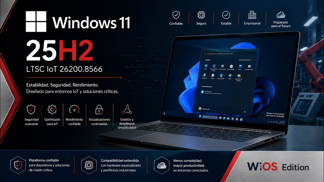 What's New in Windows 11 - 25H2 - LTSC IoT - 26200.8655 - YouTube