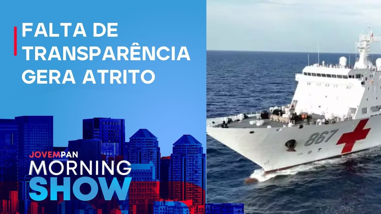 TENSÃO marca missão de navio da Marinha chinesa no Brasil; ENTENDA