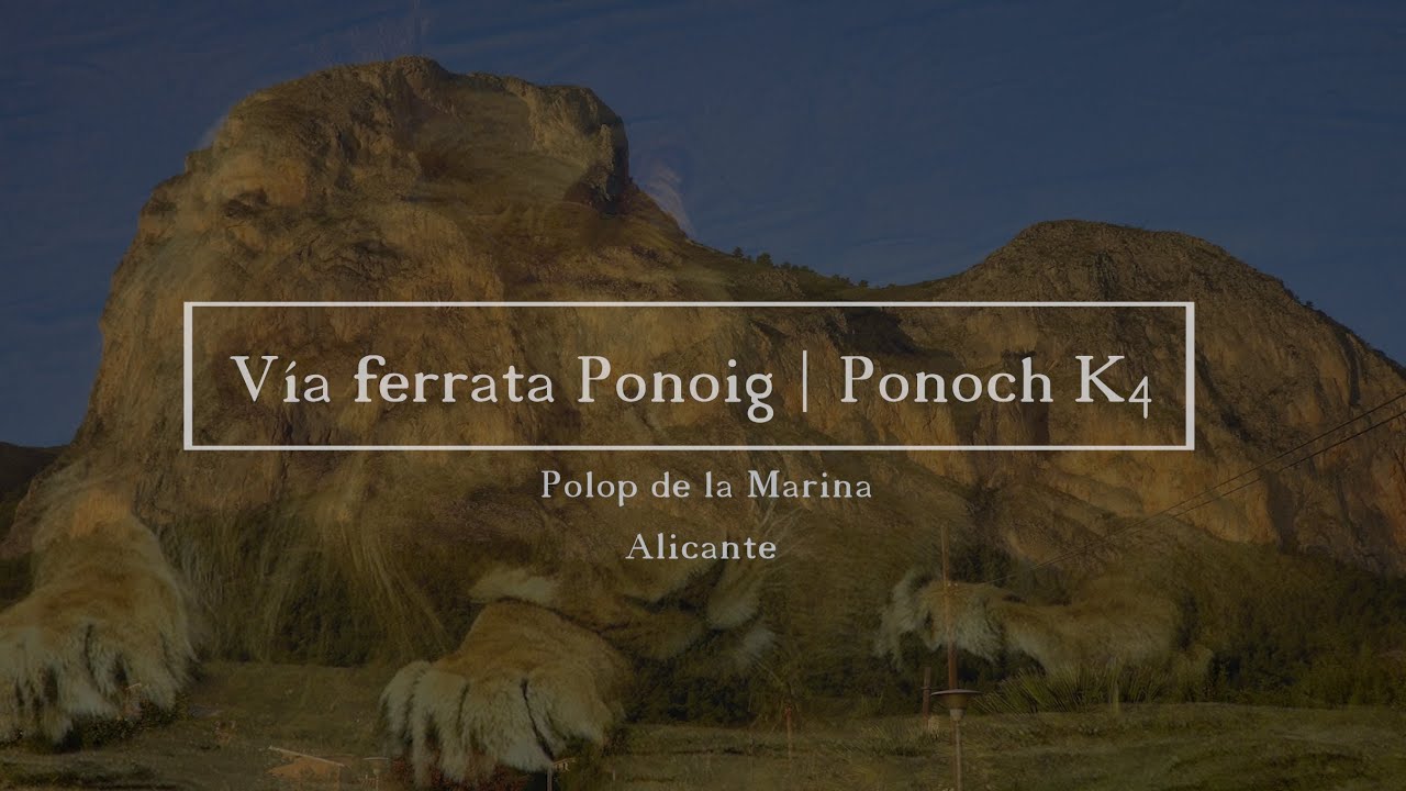 Vía ferrata Ponoig   Ponoch K4 4K