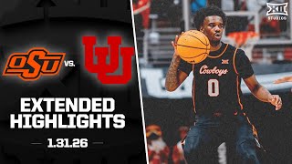 Oklahoma State vs. Utah Extended Highlights | 2025-26 Big 12 Men's Basketball