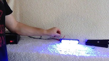 Dual Linear 6 LED Flushmount Lighthead Demo from VASLights.com | BLUE