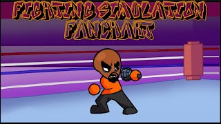 FNF:Fighting Simulation || Fanchart/OST/Fanmade Matt song by @aliinthedarkness3527 ||