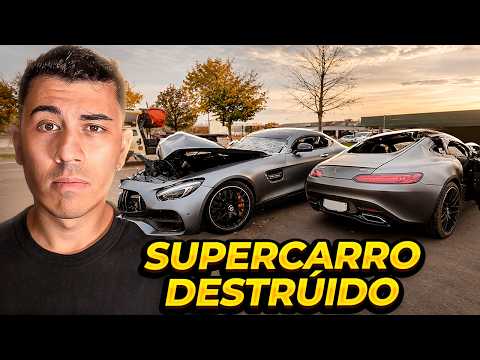 ESTE MERCEDES AMG GT FICOU TODO DESTRUÍDO !